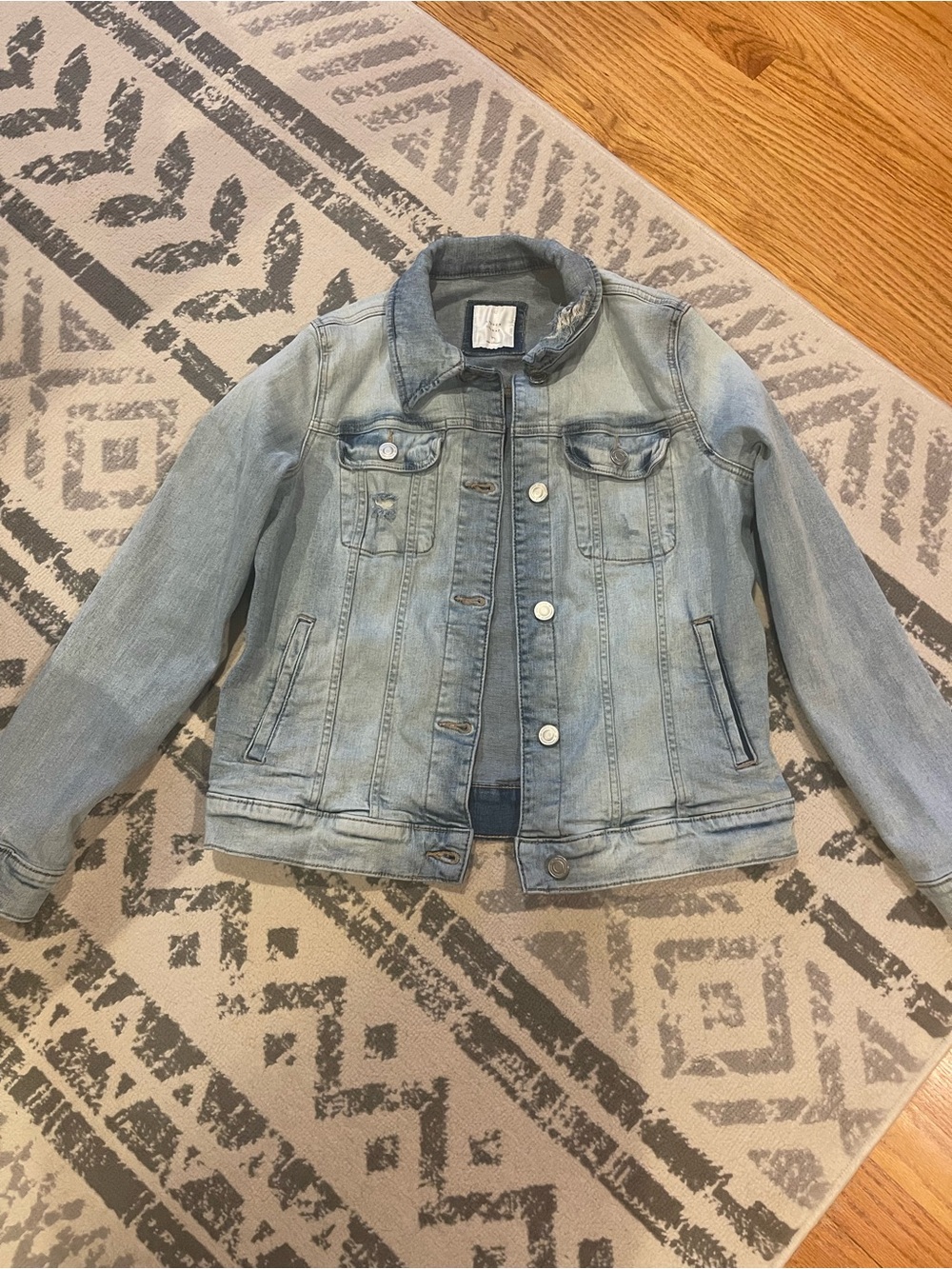LC Lauren Conrad Light Blue Denim Jacket